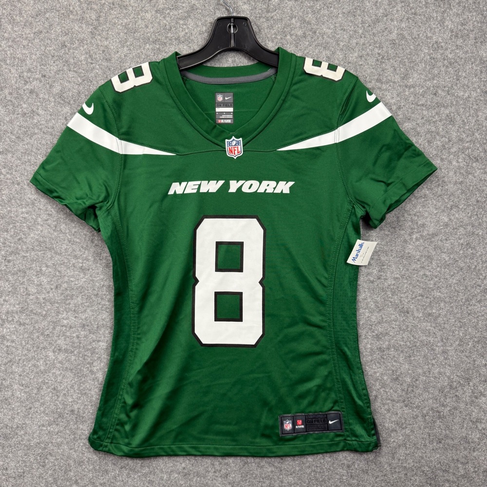 Nike Aaron Rodgers New‎ York Jets Jersey Womens Medium Green NFL On Field 8